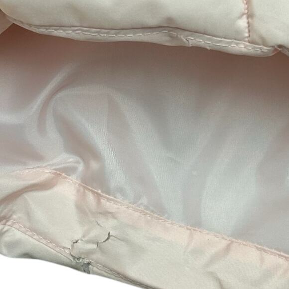 NWT Gianni Bini GB Girls Sz Xl Light Pink Quilted Puffer Vest Sleeveless Jacket - Picture 9 of 9